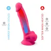 SILEXD - REALISTIC PENIS MODEL 18 PINK VIBRATION + REMOTE CONTROL LRS