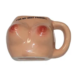 DIABLO PICANTE - BREAST MAGNET IN CERAMIC MUG “FOR MY BEST FRIEND”