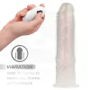 COCK MILLER - DILDO WITH SUCTION CUP, LIGHTS AND VIBRATION WITH REMOTE CONTROL WHITE 21.5 CM