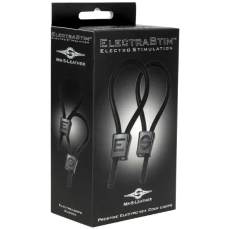 ELECTRASTIM - PRESTIGE ELECTRA LOOPS ADJUSTABLE COCK RINGS BLACK