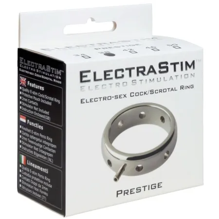 ELECTRASTIM - PRESTIGE ELECTROMAGNETIC METAL PENIS RING 34 MM