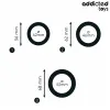 ADDICTED TOYS - SET OF FLAT SILICONE RINGS