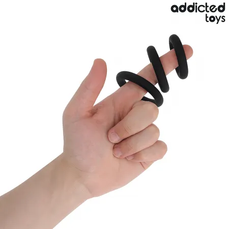 ADDICTED TOYS - SET OF SILICONE RINGS MODEL 1