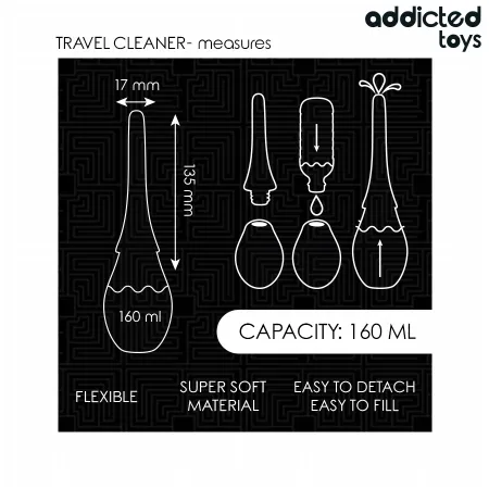ADDICTED TOYS - TRAVEL CLEANER SILICONE MODEL 3