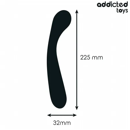 ADDICTED TOYS - DOUBLE ANAL MASSAGER SILICONE 22.5 CM