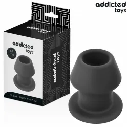 ADDICTED TOYS - EXTREME HOLLOW ANAL PLUG SILICONE SIZE M 8.7 CM