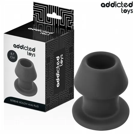 ADDICTED TOYS - EXTREME HOLLOW ANAL PLUG SILICONE SIZE M 8.7 CM