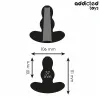 ADDICTED TOYS - HOLLOW ANAL PLUG SILICONE SIZE L 11.1 CM