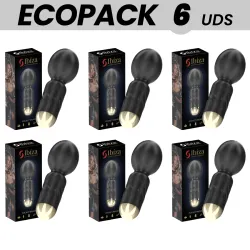 ECOPACKS 6 UNITS - IBIZA POCKET WAND VIBRATOR