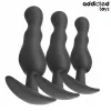 ADDICTED TOYS - SET OF 3 ANAL PLUG SILICONE MODEL 1