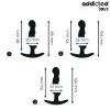 ADDICTED TOYS - SET OF 3 ANAL PLUG SILICONE MODEL 1