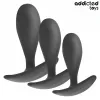 ADDICTED TOYS - SET OF 3 ANAL PLUG SILICONE MODEL 2