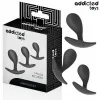 ADDICTED TOYS - SET OF 3 ANAL PLUG SILICONE MODEL 3