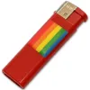 PRIDE - LIGHTER RED WITH LGBT FLAG