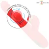 INTENSE - KATY MULTIFUNCTION CLITORIS STIMULATOR 4 INTERCHANGEABLE HEADS RED