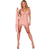 LIVCO CORSETTI FASHION - HYEONA 1710 BABYDOLL + THONG ROSE M