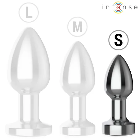 INTENSE - ANAL PLUG 10 VIBRATIONS METAL WITH REMOTE CONTROL S