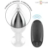 INTENSE - ANAL PLUG 10 VIBRATIONS METAL WITH REMOTE CONTROL M