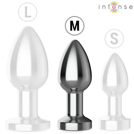 INTENSE - ANAL PLUG 10 VIBRATIONS METAL WITH REMOTE CONTROL M