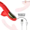 INTENSE - JESSICA MULTIFUNCTION VIBRATOR CLITORIS STIMULATION 24.8 CM RED