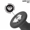 ADDICTED TOYS - ANAL PLUG WITH JEWEL SILICONE SIZE S 8.8 CM