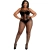 MOONLIGHT - MODEL 4 BODYSTOCKING BLACK PLUS SIZE MOONLIGHT - MODEL 4 BODYSTOCKING BLACK PLUS SIZE