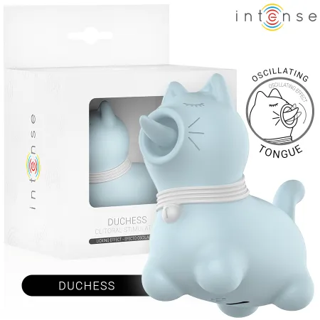 INTENSE - DUCHESS STIMULATOR WITH ROTATING TONGUE 360º BLUE