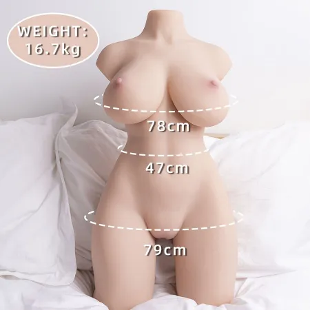 XISE - TIDY FEMALE REALISTIC TORSO WITH THRUSTING 71 CM