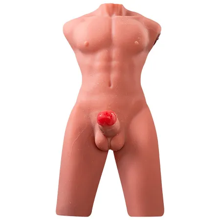 XISE - JASON HALF BODY REALISTIC MALE TORSO WITH THRUSTING AND VIBRATION 55 CM
