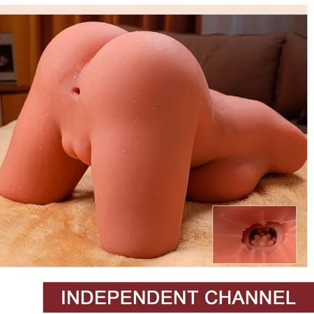 XISE - MIAH LADY BOY FEMALE TORSO WITH DILDO WITH VIBRATION AND THRUSTING 55 CM