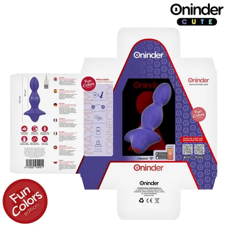 ONINDER CUTE - LOVE BUTT VIBRATING ANAL PLUG DILATOR - FREE WORLDWIDE APP