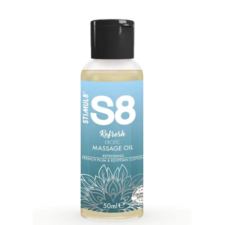 STIMUL8 - S8 REFRESH EROTIC COTTON MASSAGE OIL 50 ML