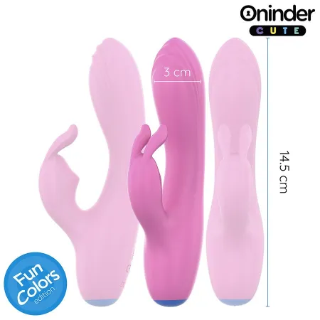 ONINDER CUTE - LOVE BUNNY G-SPOT & CLITORIS VIBRATOR - FREE WORLDWIDE APP