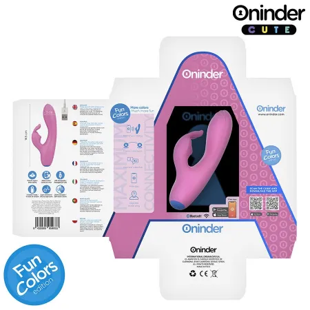 ONINDER CUTE - LOVE BUNNY G-SPOT & CLITORIS VIBRATOR - FREE WORLDWIDE APP