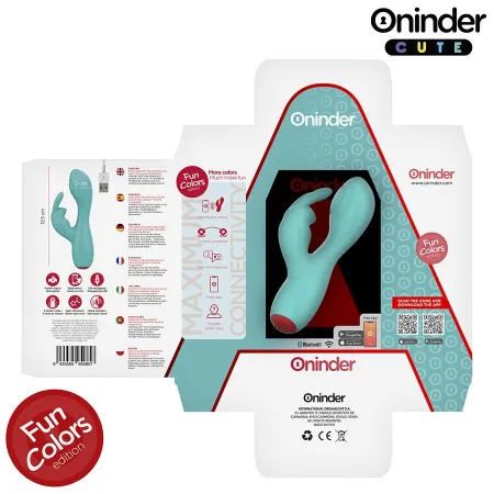 ONINDER CUTE - LOVE BUNNY G-SPOT & CLITORIS VIBRATOR - FREE WORLDWIDE APP