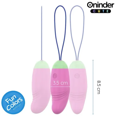 ONINDER CUTE - LOVE PLEASURE 360 ROTATING VIBRO-EGG SILICONE - FREE WORLDWIDE APP