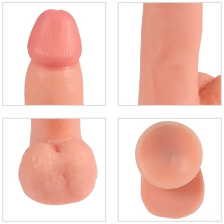 SHEQU - ADAM VIBRATOR DILDO WITH REMOTE CONTROL 21 CM