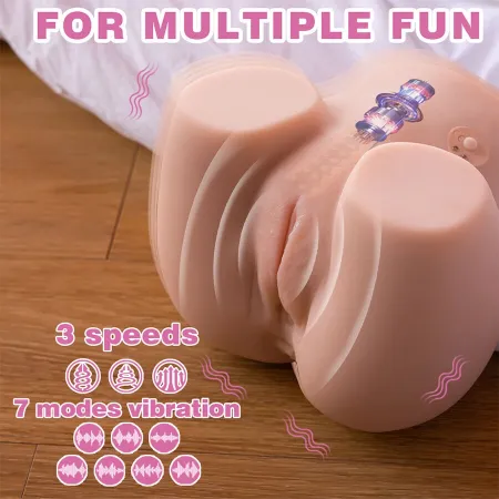 XISE - CONNIE BACK MASTURBATOR VAGINA AND ANUS REALISTIC MULTIPOSITION WITH VIBRATION