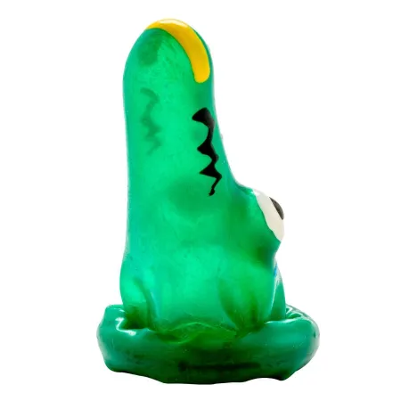 CONDOMERIE - HANDPAINTED NOVELTY CONDOMS CROCODILE MODEL 1