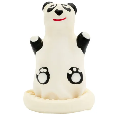 CONDOMERIE - HANDPAINTED NOVELTY CONDOMS PANDA MODEL 1