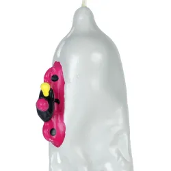 CONDOMERIE - HANDPAINTED NOVELTY CONDOMS MOTORBIKE XL