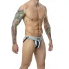 MOB - CLASSIC STRIPE WHITE JOCK SIZE S