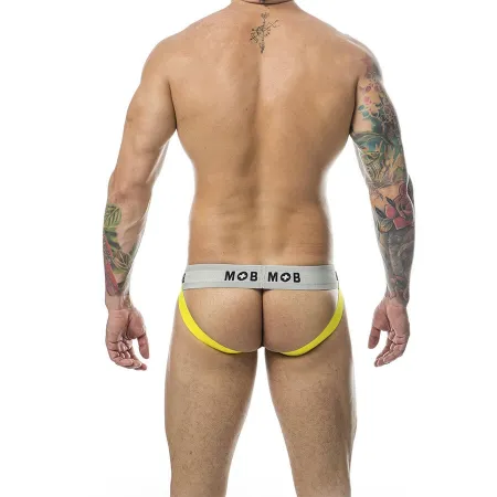 MOB - CLASSIC STRIPE JOCK YELLOW SIZE XL