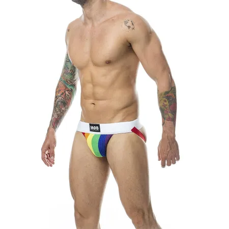MOB - CLASSIC JOCK STRIPE RAINBOW SIZE M