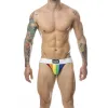 MOB - CLASSIC JOCK STRIPE RAINBOW SIZE XL