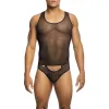 MOB - TRANSPARENT BLACK BODYSHEER SIZE S/M