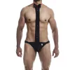 MOB - TUXEDO WITH LACE THONG SIZE L/XL