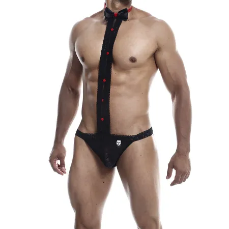 MOB - TUXEDO WITH LACE THONG SIZE L/XL