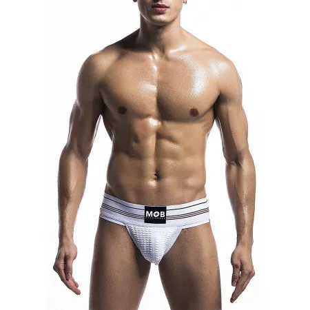 MOB - CLASSIC WHITE THONG SIZE M