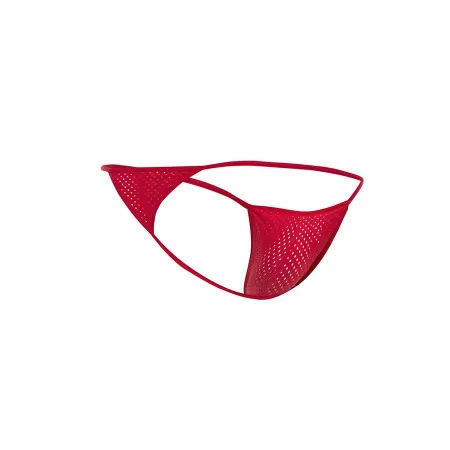 MOB - RED MICROFIBER V-STRING SIZE S/M